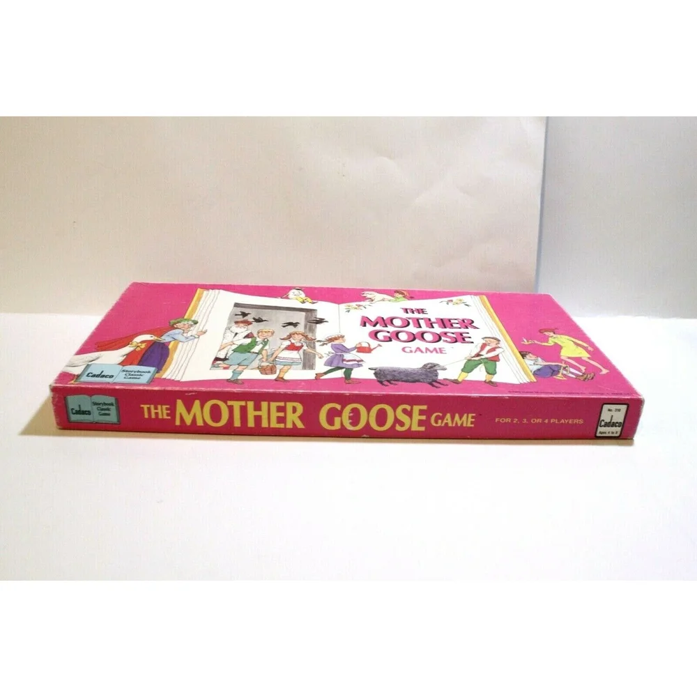 The Mother Goose Game Storybook Classic by Cadaco Complete Vintage 1989